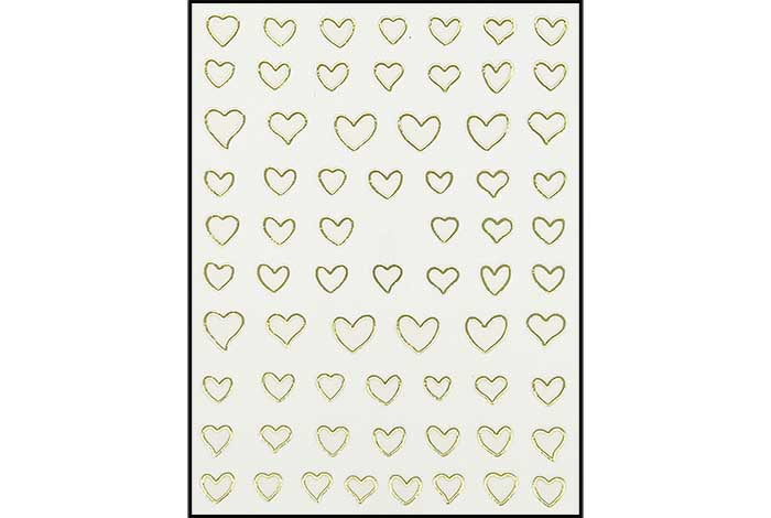 31 - Heart Outline Stickers