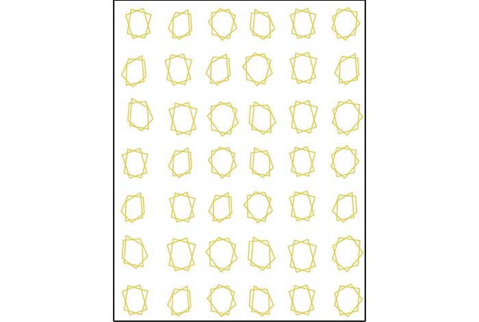 20 - Geometric Frame Stickers