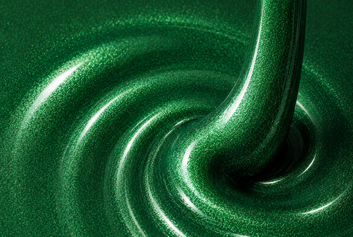 HEMA Free Glitter Green Detail Paint Gel