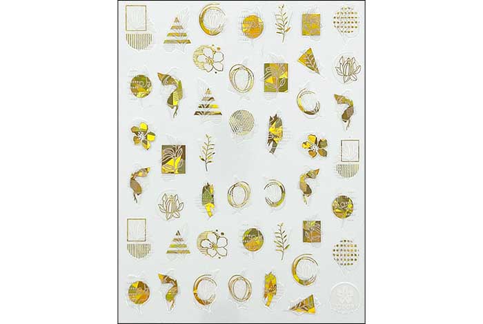 1 - Abstract Faces & Florals Stickers