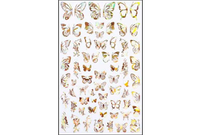 33/34 - Holographic Butterfly Stickers